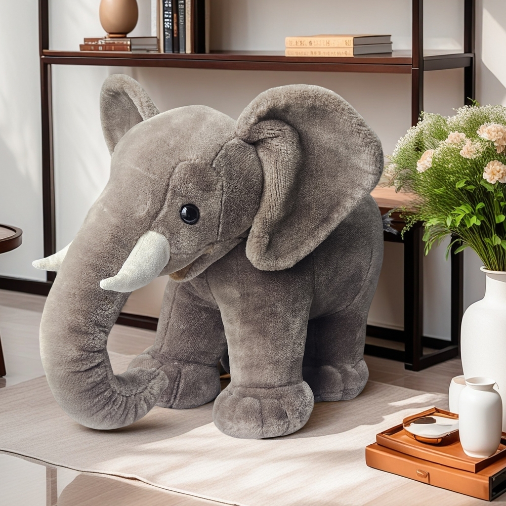 Rare VTG  Large 22" Elephant by Kosen Made in Germany Plush Toy Stuffed Animal
